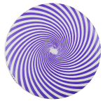 Purple Spiral Art Button Museum
