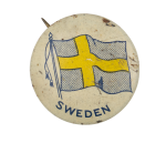 Sweden Flag Art Button Museum