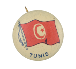 Tunis Flag Art Button Museum
