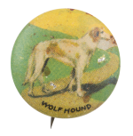 Wolf Hound Art Button Museum