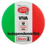Carta Blanca Independence Day Beer Busy Beaver Button Museum