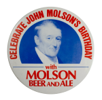Celebrate with Molson Beer and Ale Beer Busy Beaver Button Museum