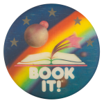 Book It Stars and Planet Cause Button Museum
