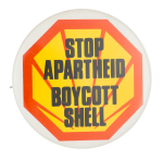 Boycott Shell Cause Button Museum