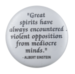 Great Spirits Have Always Cause Button Museum
