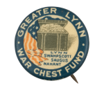 Greater Lynn War Chest Fund Cause Button Museum