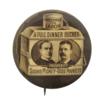 Employment For Labor Brown Cause Political Button Museum