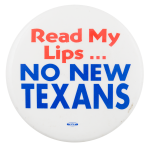 No New Texans Cause Button Museum