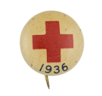Red Cross 1936 Cause Button Museum