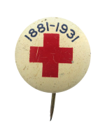 Red Cross 1881-1931 Cause Button Museum