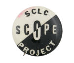 Southern Christian Leadership Conference SCOPE Project Cause Button Museum