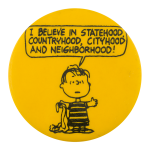Statehood Countryhood Cityhood Cause Button Museum