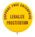Support Free Enterprise Cause Button Museum