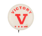 Victory Morse Code Cause Button Museum