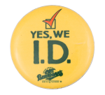 Yes We ID Cause Button Museum