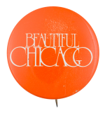 Beautiful Chicago Orange Chicago Button Museum