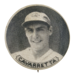 Chicago Cubs Phil Cavarretta Sports Button Museum