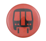 Chicago Elevated Train Red Chicago Button Museum