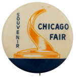 Chicago Fair Souvenir Chicago Busy Beaver Button Museum