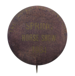 Chicago Trotting Club Spring Horse Show Chicago Button Museum