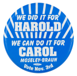 We Did It for Harold Chicago Button Museum