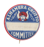 Alhambra Grotto Masonic Organization Club Button Museum