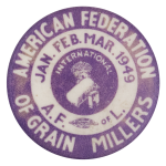 American Federation of Grain Millers Club Button Museum