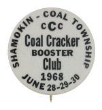 Coal Cracker Booster Club Club Button Museum