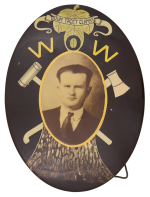 Dum Tacet Clamat Woodmen of the World  Club Button Museum
