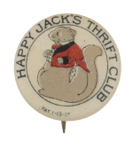 Happy Jack's Thrift Club Club Button Museum