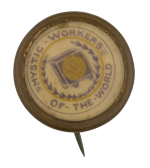 Mystic Workers of the World Club Button Museum