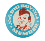National Big Boy Club Member Club Button Museum