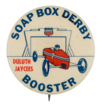 Soap Box Derby Booster Club Button Museum