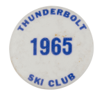 Thunderbolt Ski Club Club Button Museum