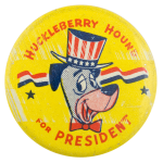Huckleberry Hound for President Stars and Stripes Entertainment Busy BeaverButton Museum