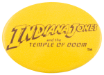 Indiana Jones and The Temple of Doom Entertainment Busy Beaver Button Museum