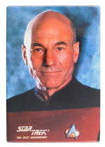Jean Luc Picard Star Trek Entertainment Busy Beaver Button Museum