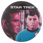 Kirk and Dr McCoy Star Trek Entertainment Busy Beaver Button Museum