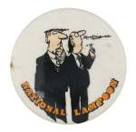 Two Men National Lampoon Entertainment Busy Beaver Button Museum