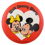 Walt Disney World Minnie and Mickey Entertainment Busy Beaver Button Museum