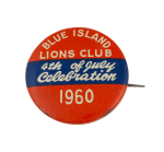 Blue Island Lions 4th of July 1960 Event Busy Beaver Button Museum