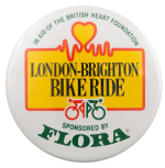 London-Brighton Bike Ride Event Busy Beaver Button Museum