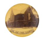 Cal. Ave. Cong. Church Event Button Museum