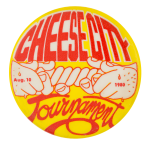 Cheese City Tournament Event Button Museum