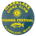 Clarklake Lions Club Fishing Festival Event Busy Beaver Button Museum