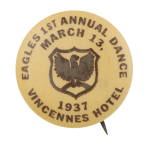 Eagles First Annual Dance Event Button Museum