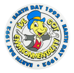 Earth Day 1992 Events Button Museum