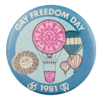 Gay Freedom Day Events Button Museum