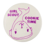 Girl Scout Cookie Time Events Button Museum