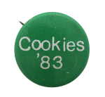 Girl Scout Cookies 1983 Even Button Museum
